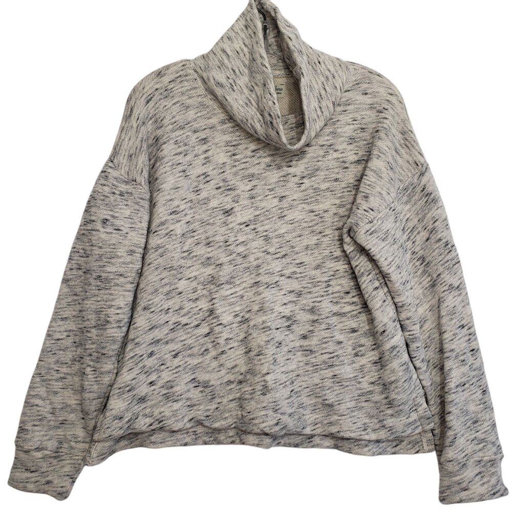 J. Crew Vintage Fleece Woman's Super Soft Cowl Neck Pullover Sweater Size Medium